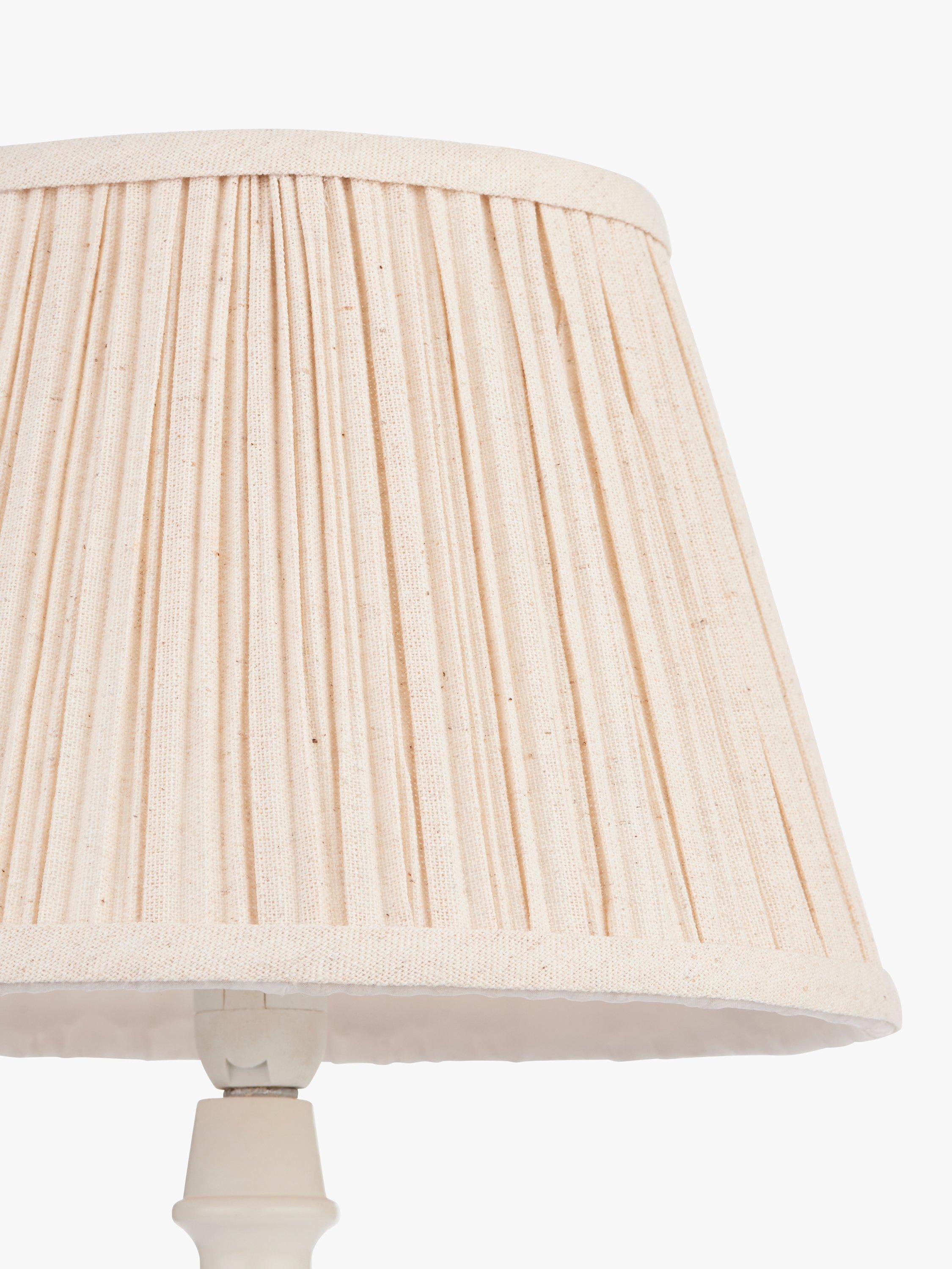 John Lewis soft pleat lampshade natural 25cm (British brand)