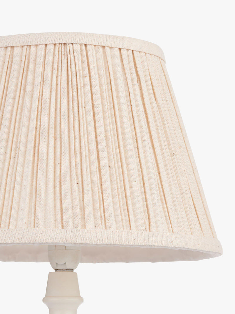 John Lewis soft pleat lampshade natural 25cm (British brand)