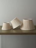 John Lewis soft pleat lampshade natural 25cm (British brand)