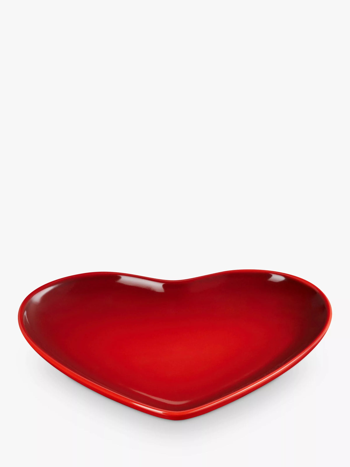 Le Creuset stoneware heart platter, UK version
