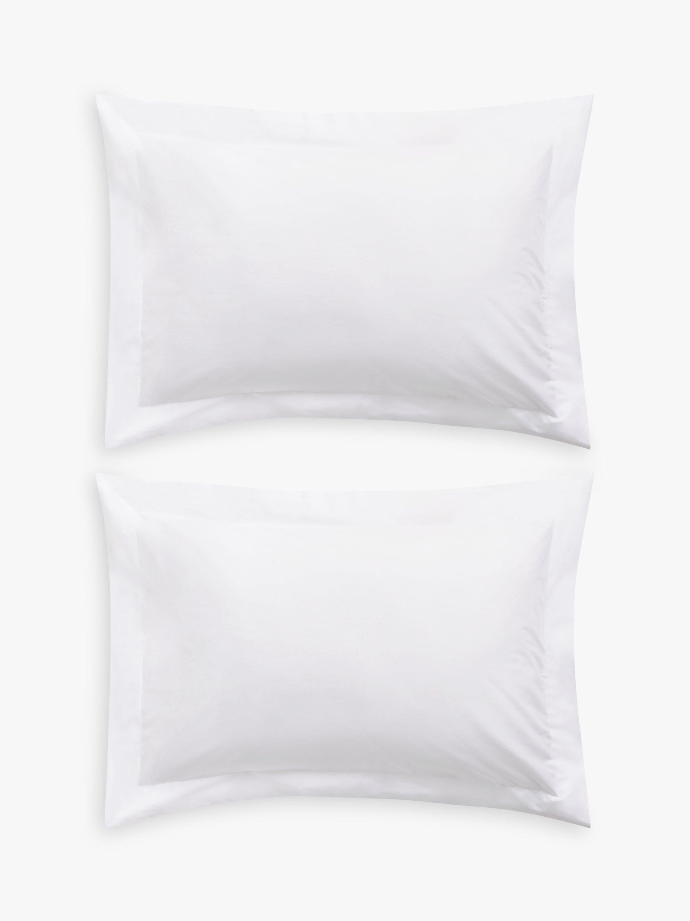 John Lewis organic cotton pillowcase 200 thread count, imported from the UK
