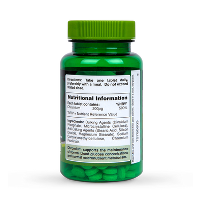 Holland & Barrett Holland Barrett Chromium Picolinate 250 أقراص 200ug- اشترِ عبر الإنترنت من McGrocer