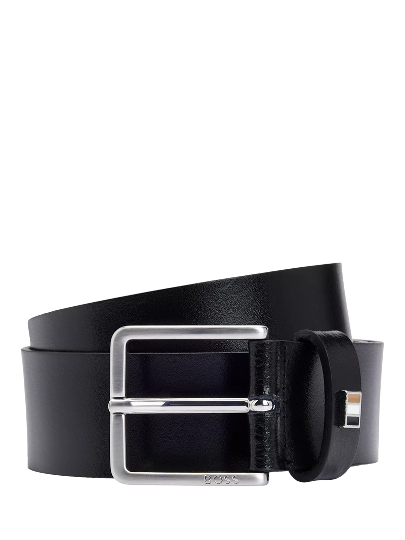 BOSS flag buckle leather belt - British product