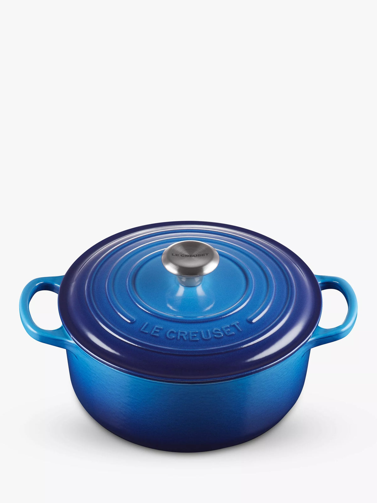 Le Creuset Signature Round Cast Iron Casserole Dish, UK version
