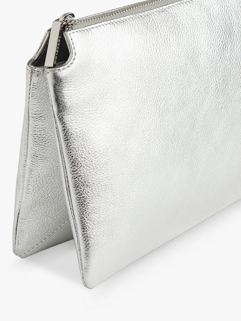 Whistles Elita leather double pouch clutch bag (British brand)