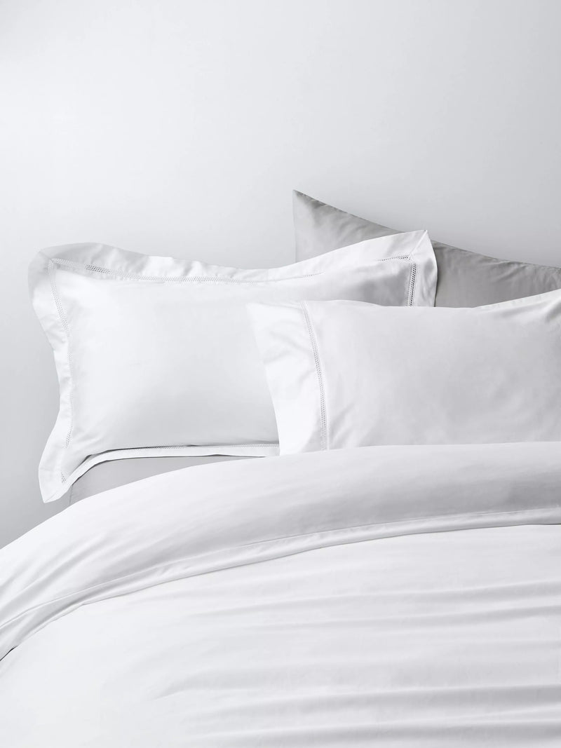 John Lewis Harper Pure Cotton Sateen Pillowcase, 400 Thread Count