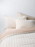 John Lewis Hayle cotton gauze reversible stripe bedding single - British product