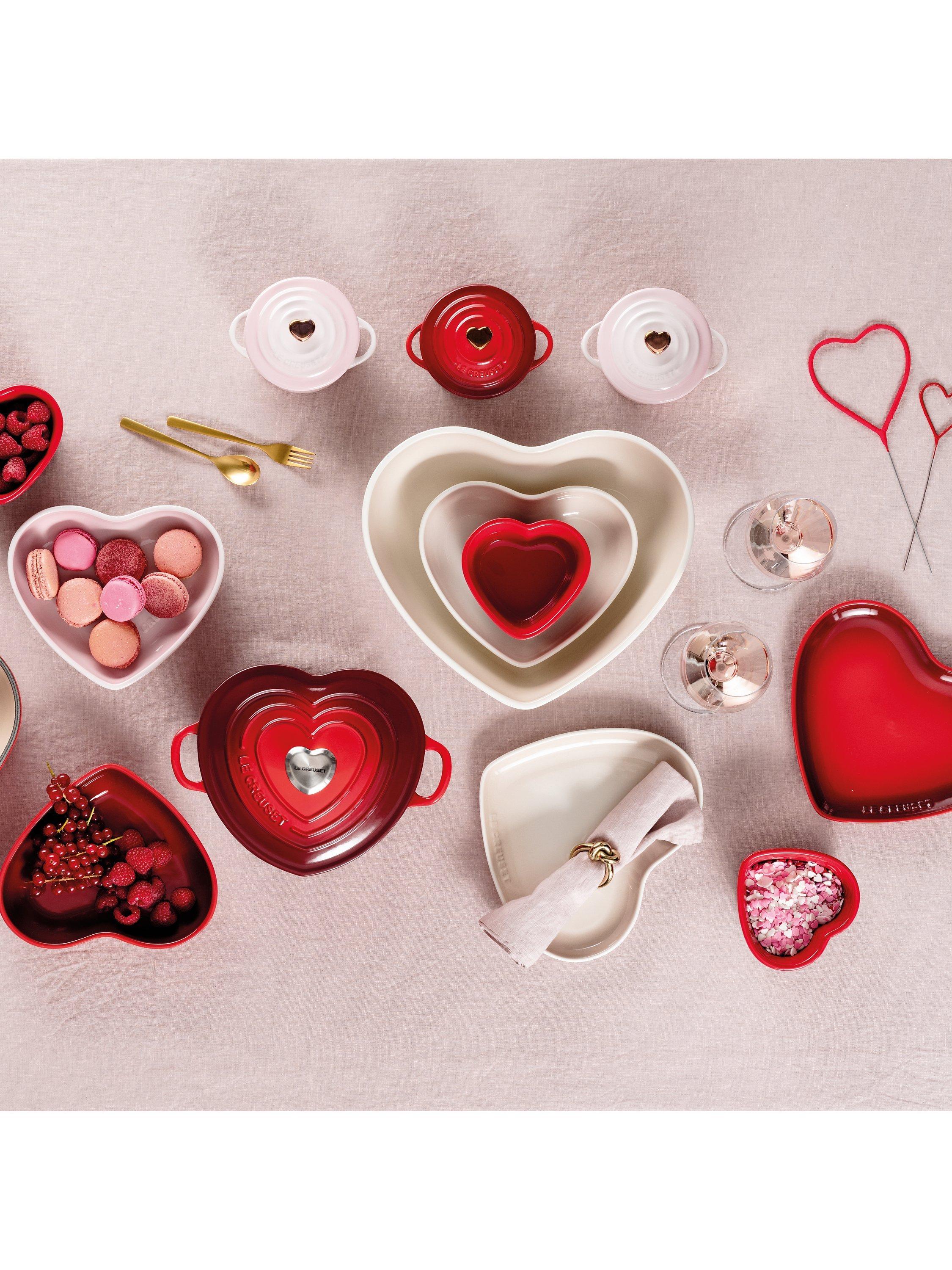Le Creuset heart-shaped stoneware cereal bowl 20cm, UK version