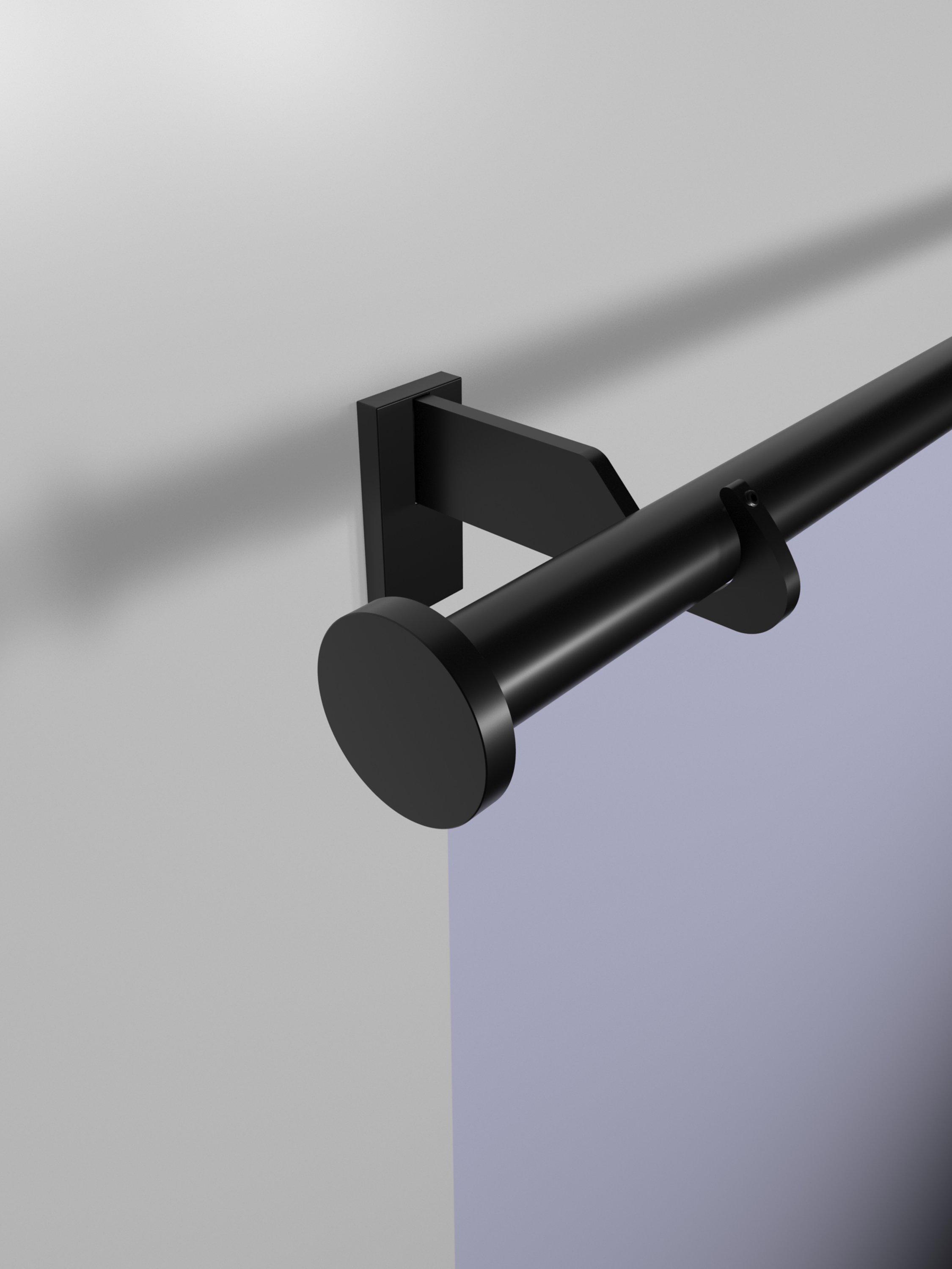John Lewis eyelet curtain pole with disc finial 25mm (British brand)