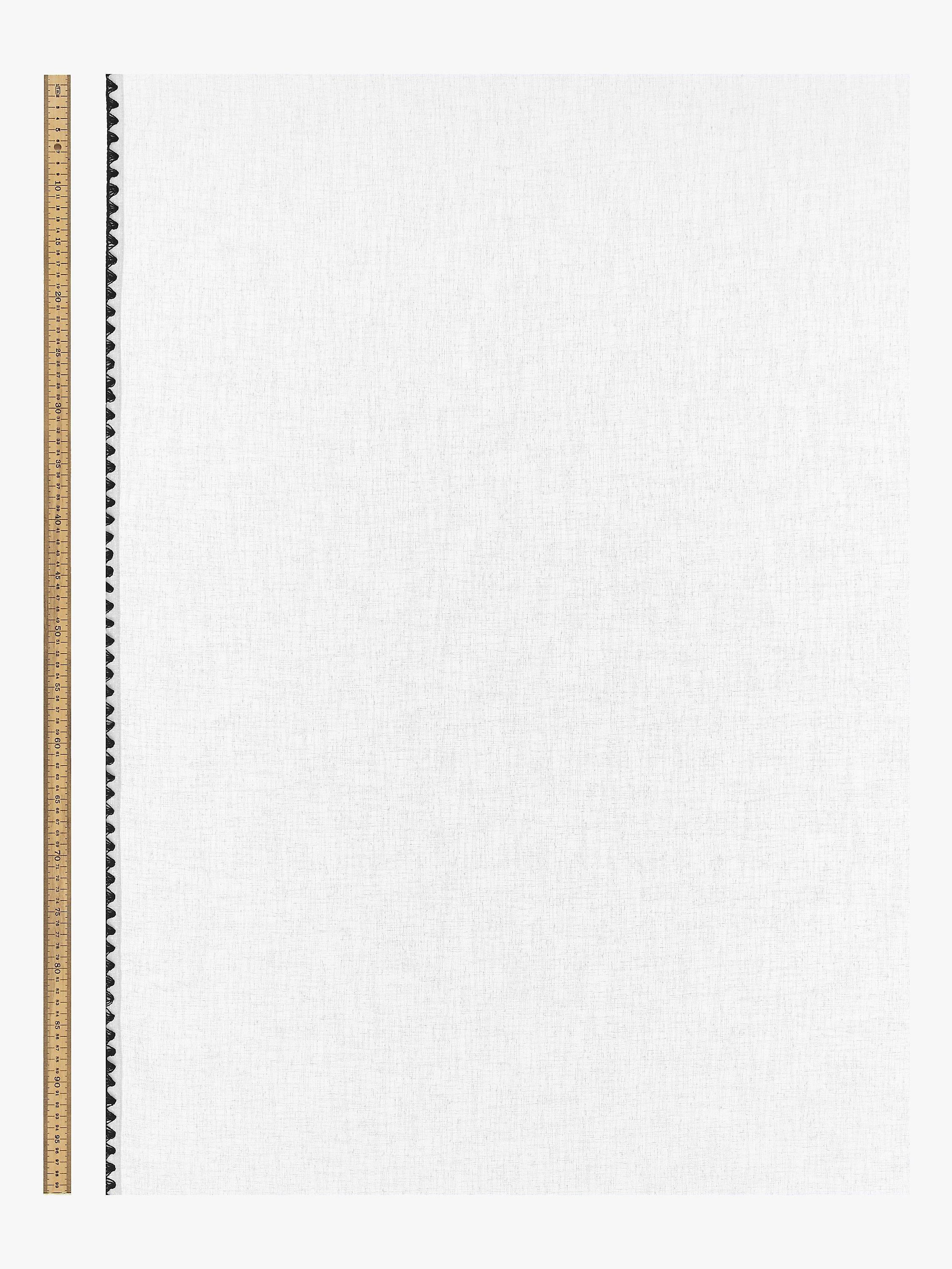 John Lewis white voile panel 137x140cm (British brand)