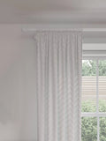 John Lewis sheer voile panel white 137x140cm (British brand)