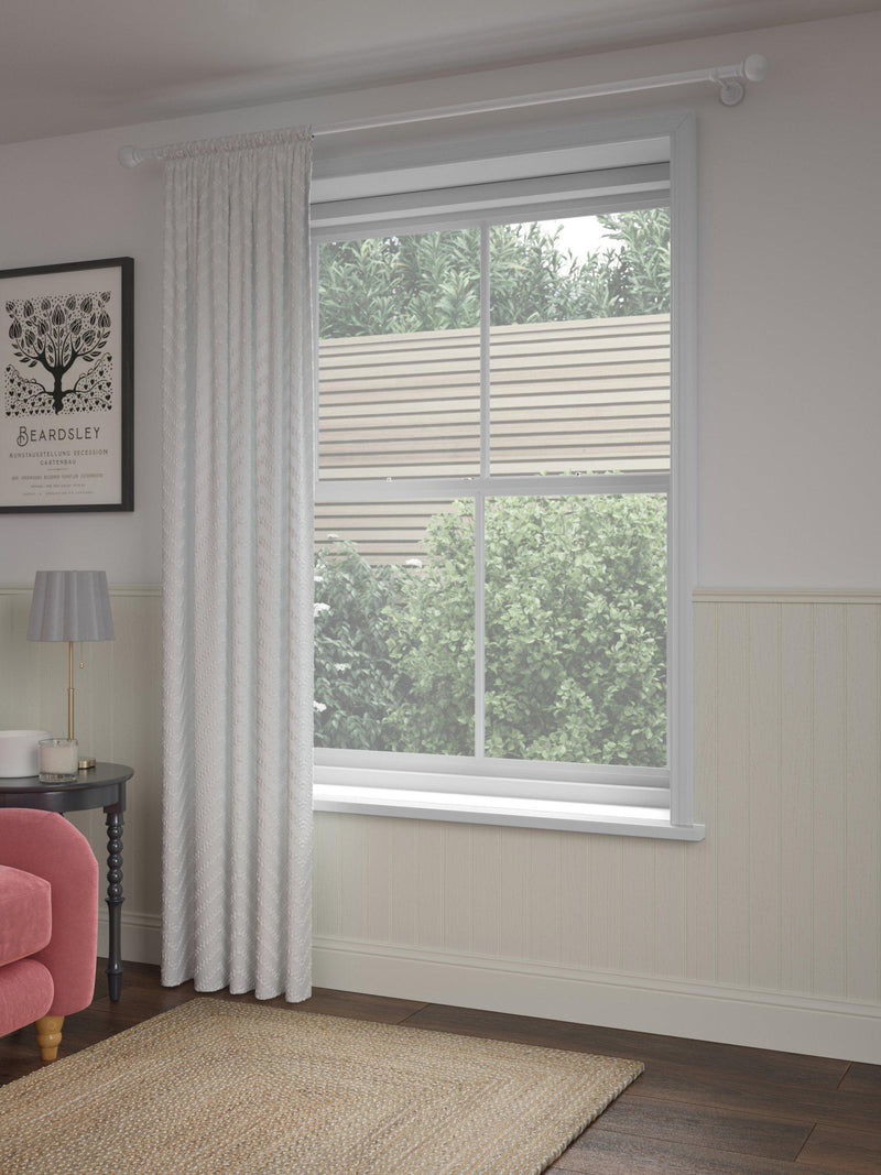 John Lewis sheer voile panel white 137x140cm (British brand)
