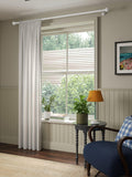 John Lewis white tufted dot voile panel, UK version
