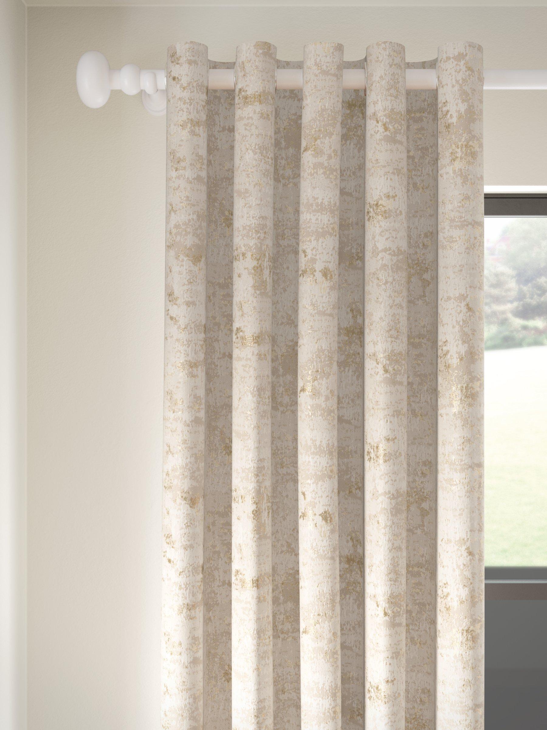 John Lewis Cala Weave lined eyelet curtains, UK version