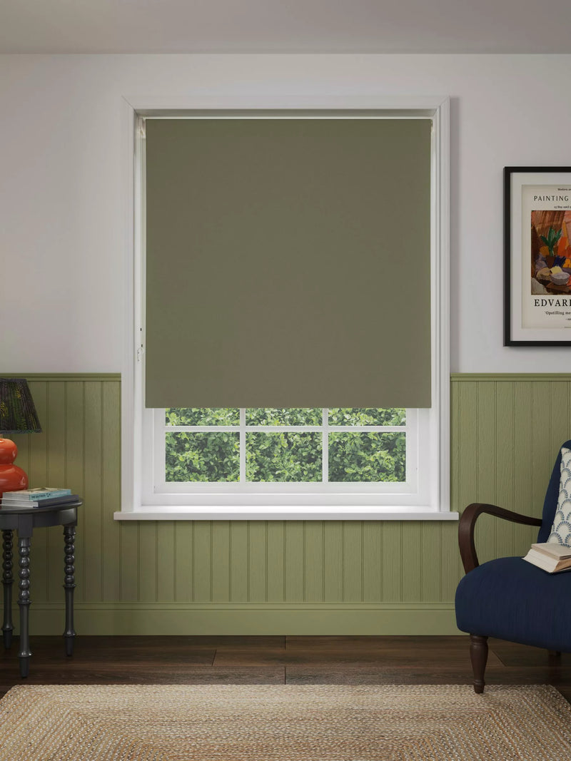 John Lewis Linen Mix Blackout/Thermal Roller Blind
