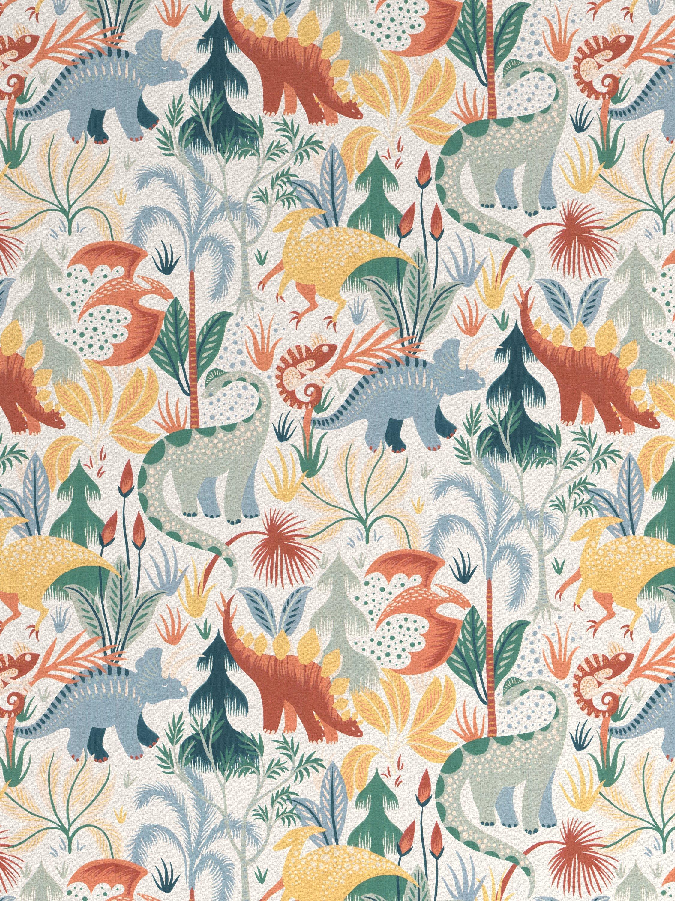 John Lewis Forest Dinosaurs blackout roller blind (British brand)