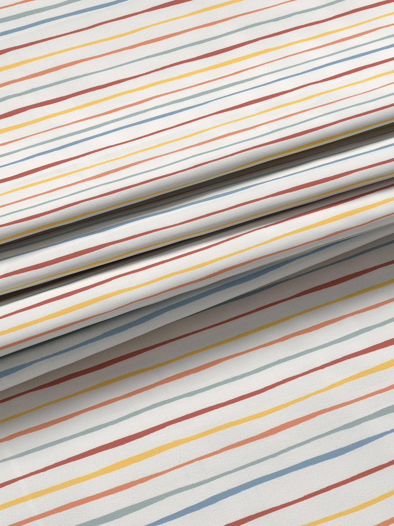 John Lewis Wobbly Stripe blackout roller blind multi - British product