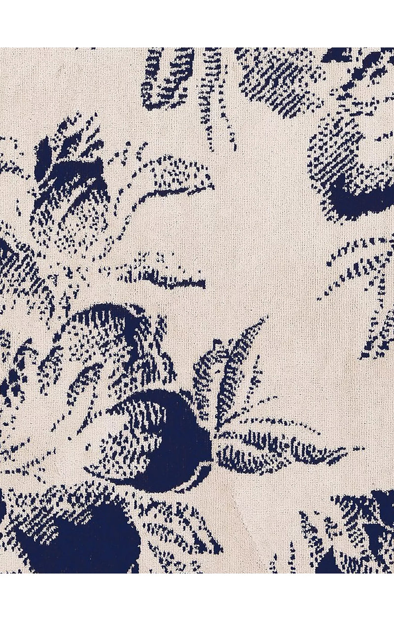 Ted Baker Glitch Floral Towels - Navy Bath Sheet