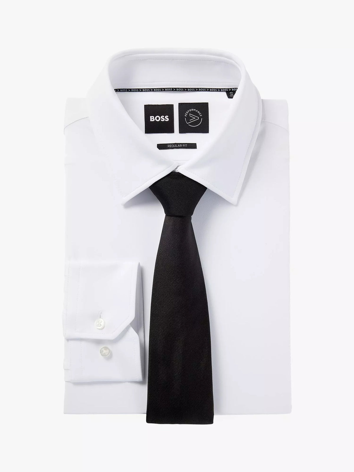 BOSS Silk Tie, Black, One Size