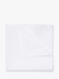HUGO BOSS white cotton pocket square (British brand)