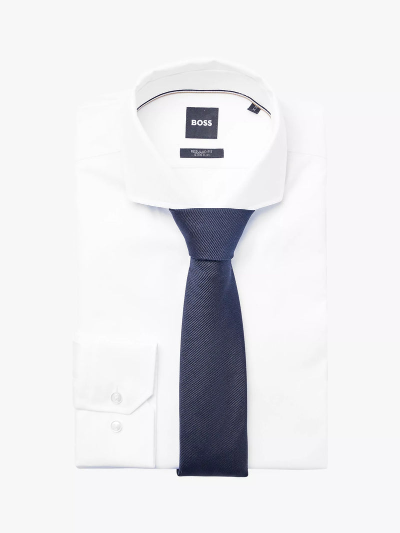 BOSS Silk Tie, Dark Blue, One Size