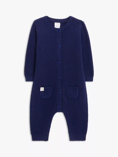 John Lewis John Lewis Baby Knit Cotton Romper- Buy online at McGrocer