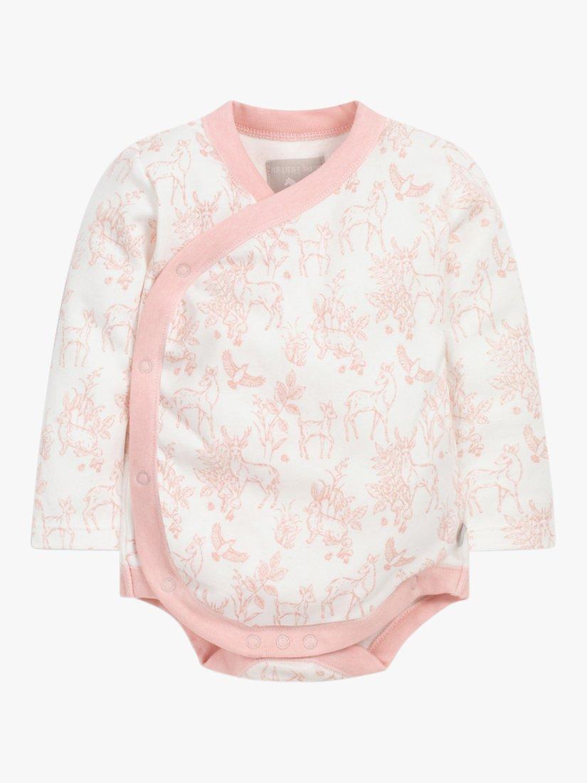The Little Tailor baby gift set pink woodland 4 pieces - British product