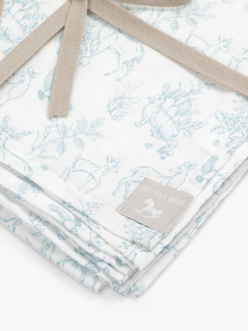 The Little Tailor muslin blanket large 112 x 112cm (British brand)