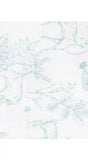 The Little Tailor Large Muslin Blanket, 112 x 112cm - Blue Woodland