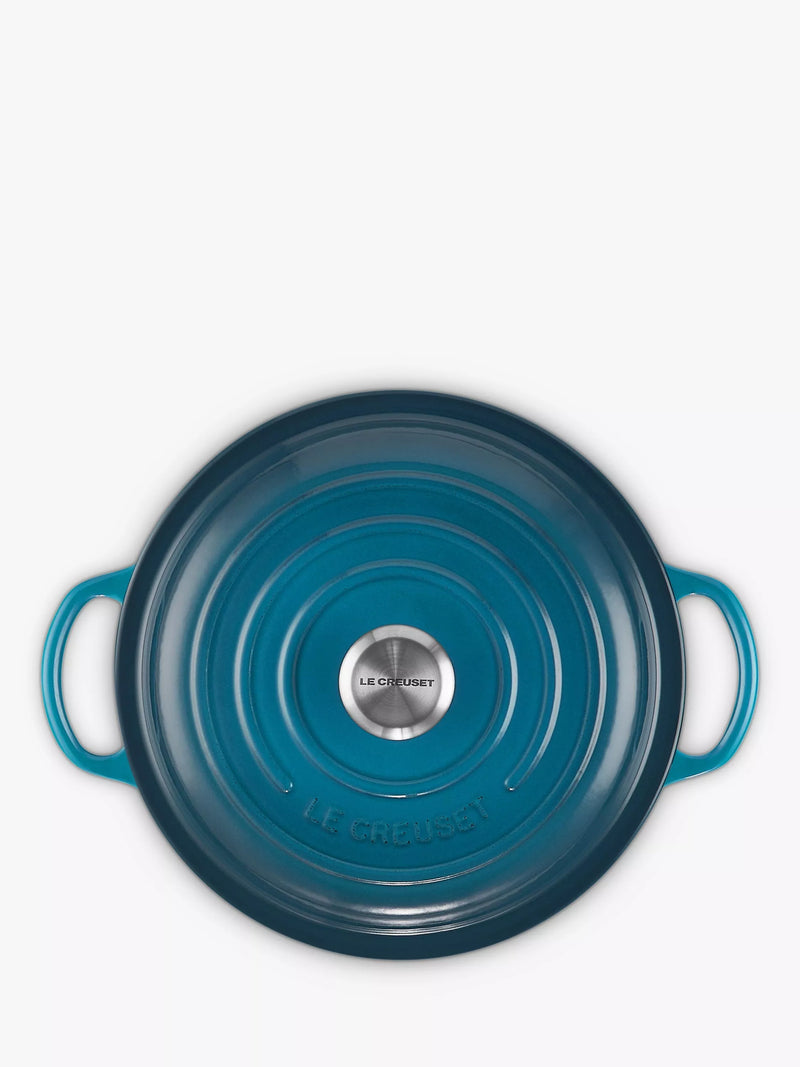 Le Creuset cast iron round casserole soup pot, UK version