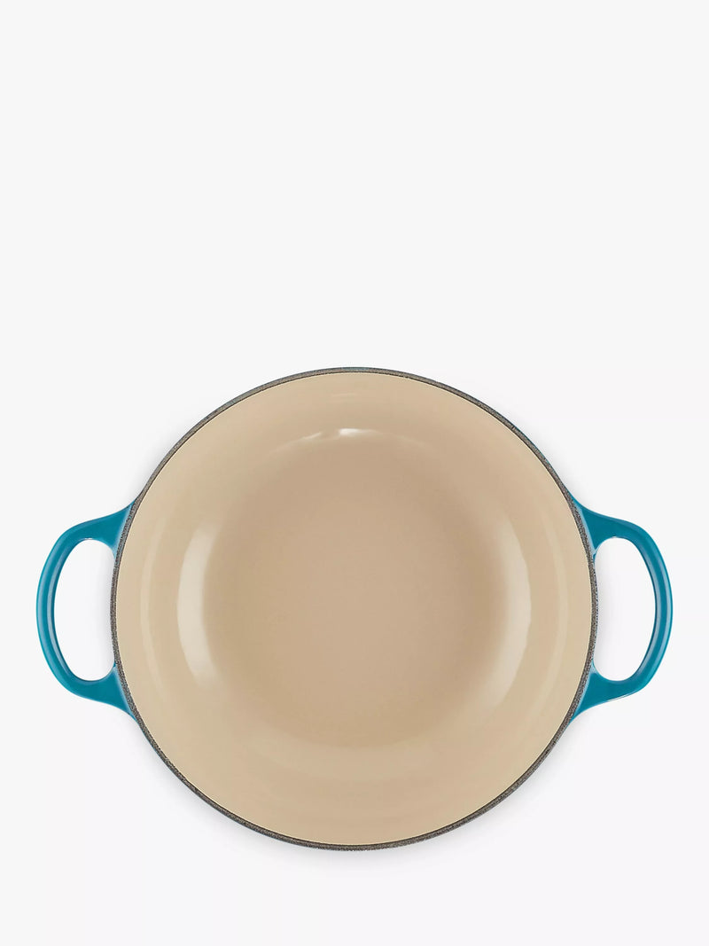 Le Creuset cast iron round casserole soup pot, UK version
