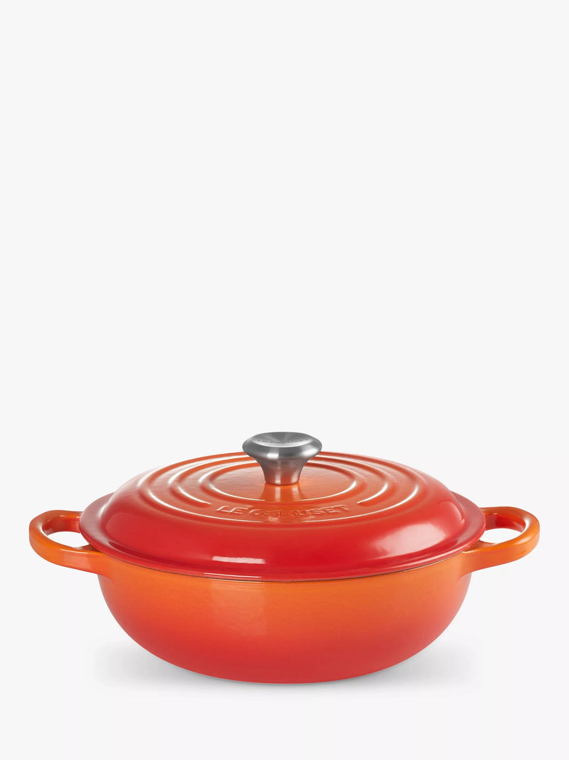 Le Creuset cast iron round casserole soup pot, UK version