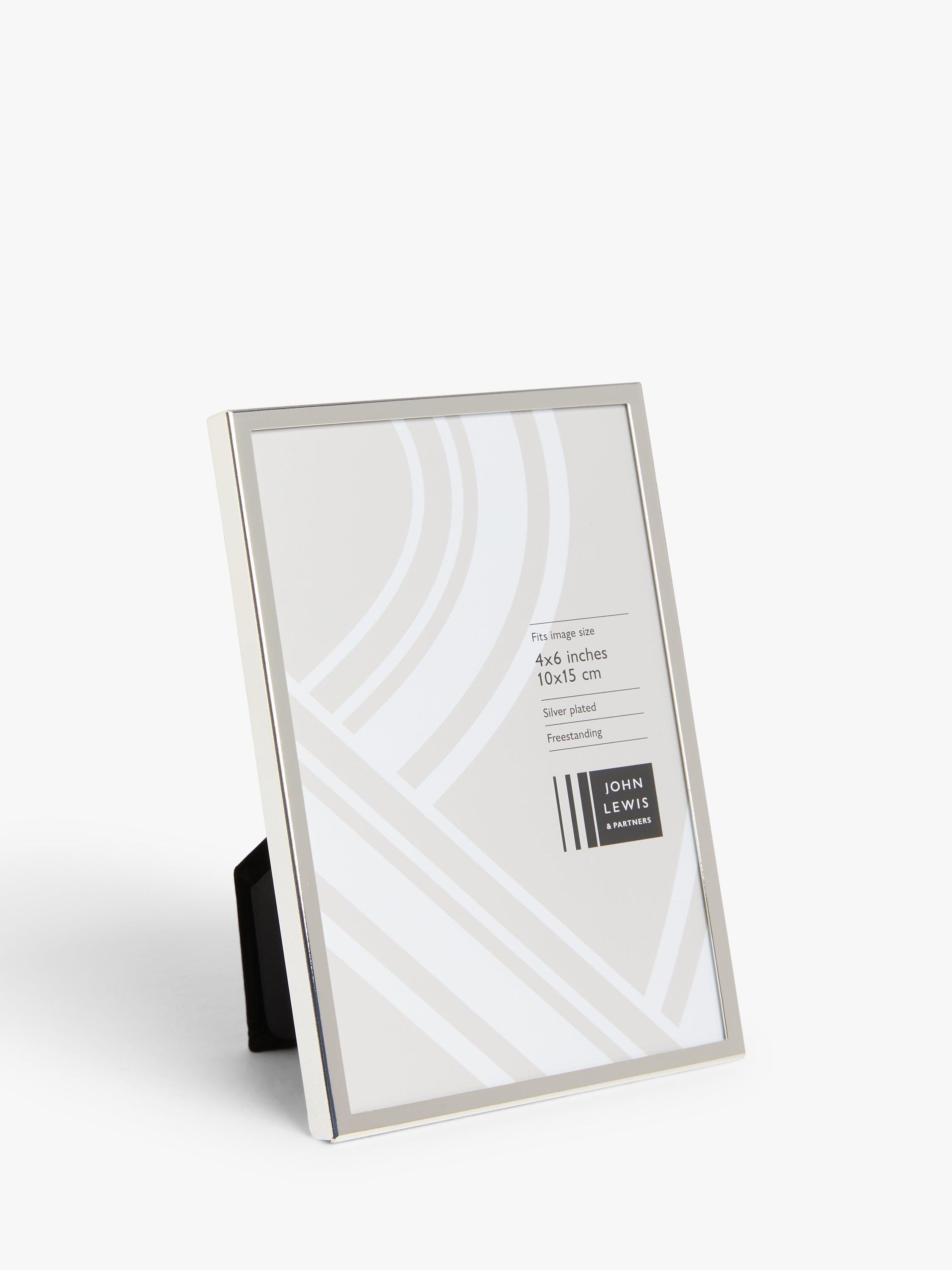 John Lewis Daya silver plated photo frame 6x8 inches, UK version