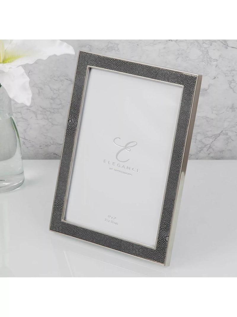 Elegance by Impressions Shagreen Photo Frame 4x6 Inch