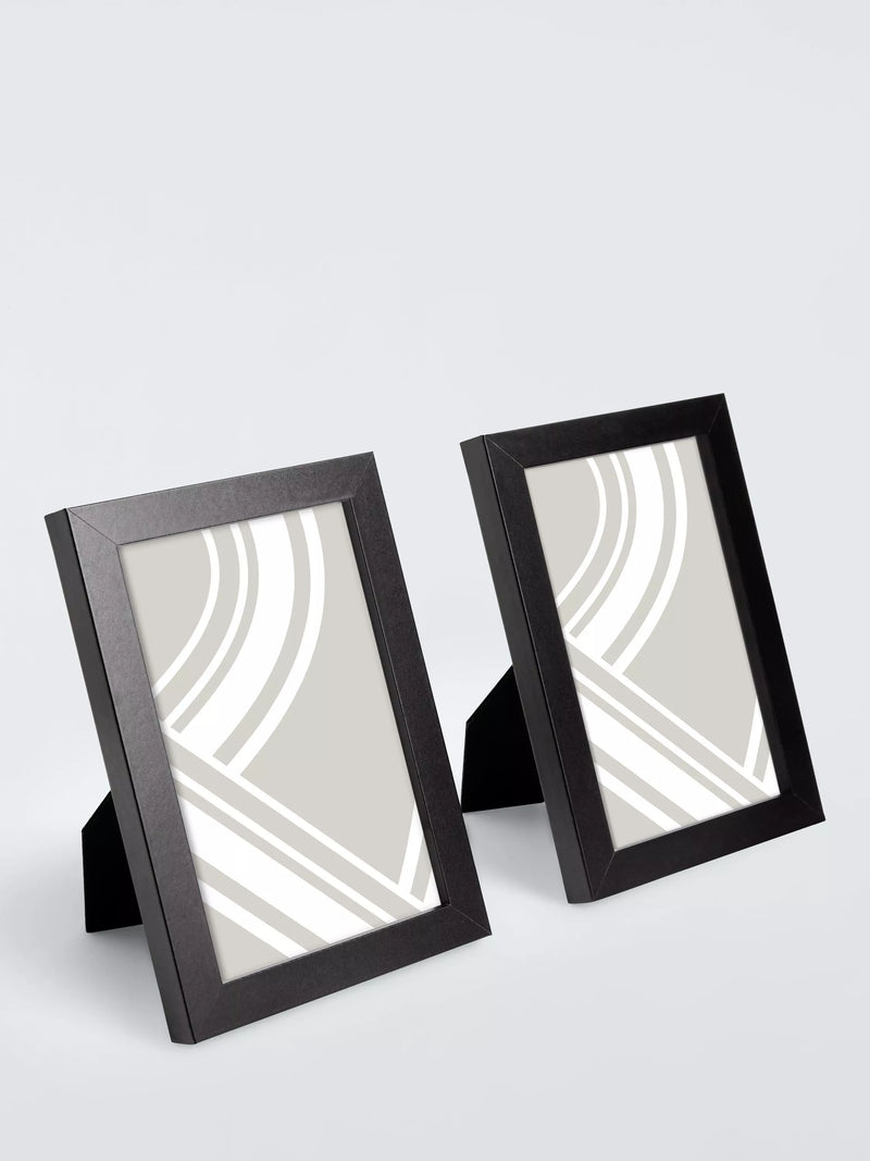 John Lewis photo frames set of two black (British brand)