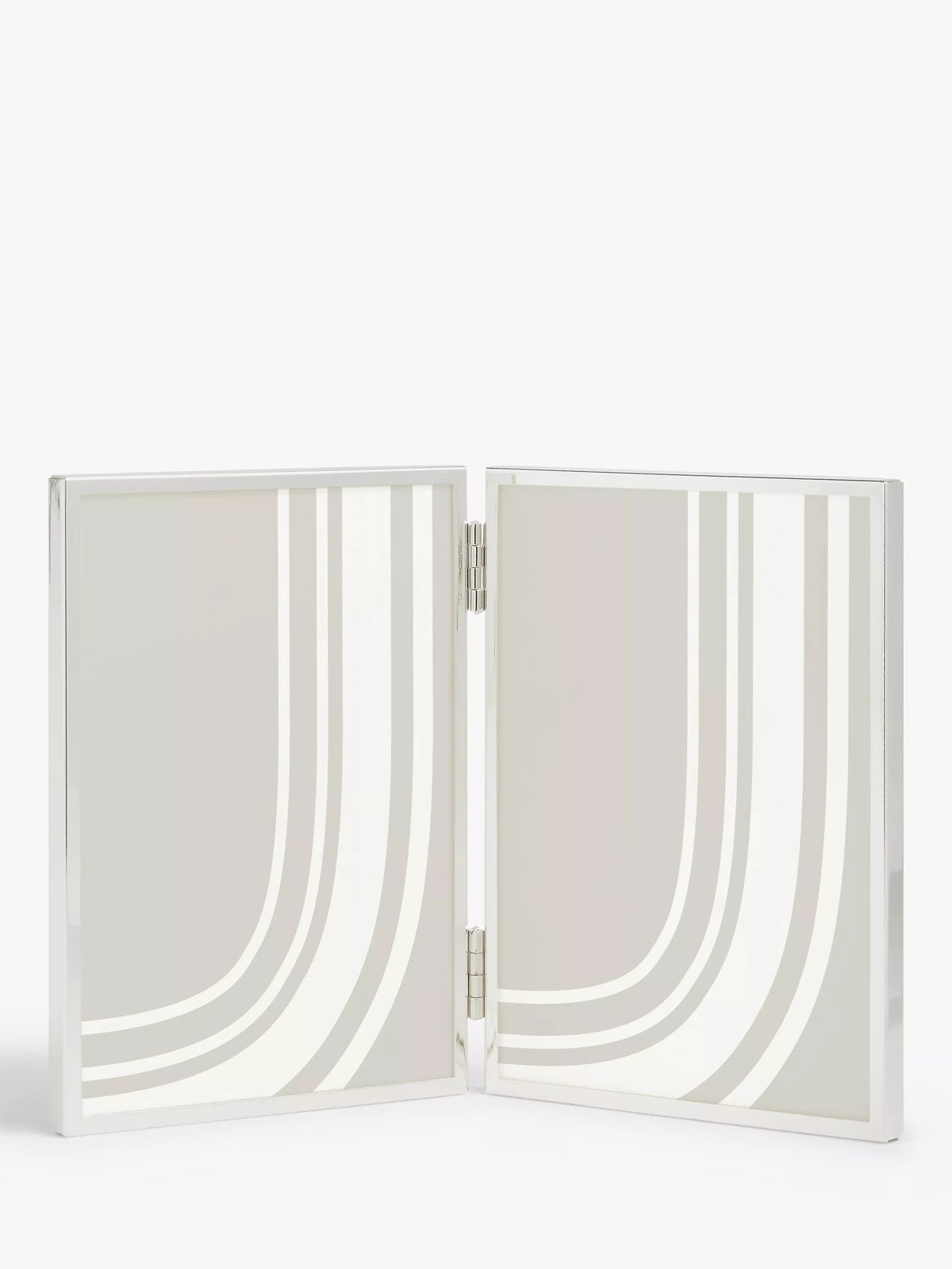 John Lewis Daya double photo frame silver plated portrait, UK version