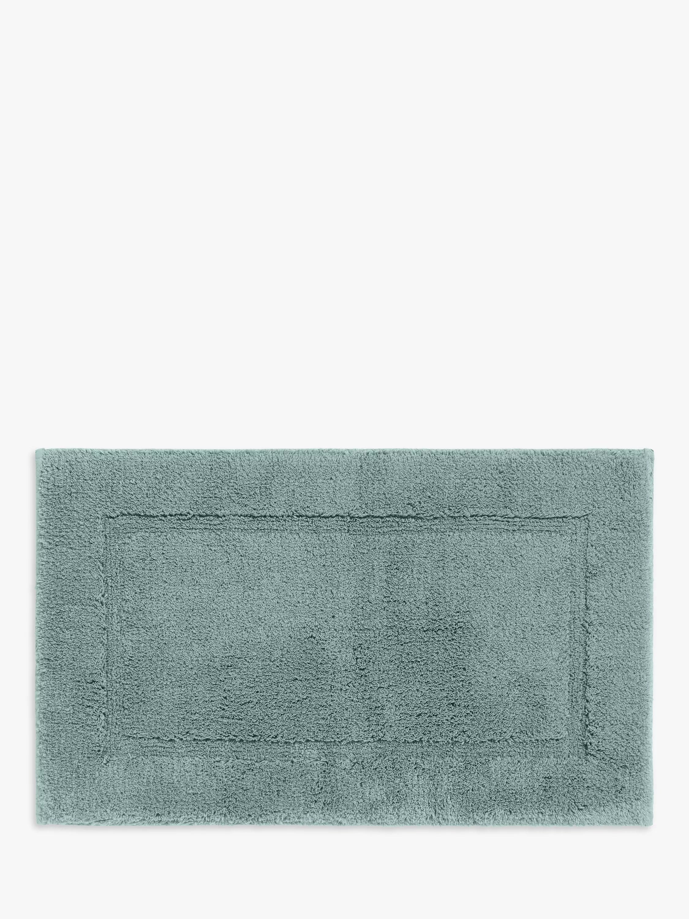 John Lewis Micro-Fresh Deep Pile Bath Mat, Sage, Medium (L50 x W80cm)