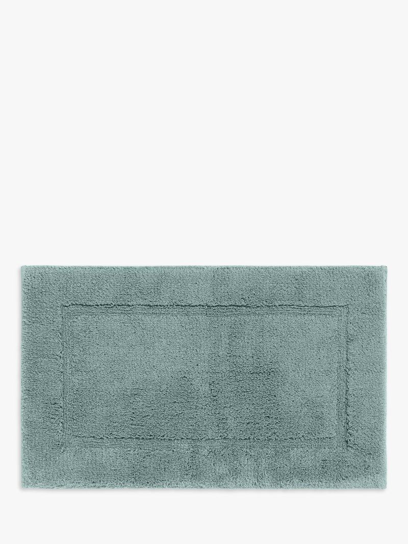 John Lewis Micro-Fresh Deep Pile Bath Mat, Sage, Medium (L50 x W80cm)