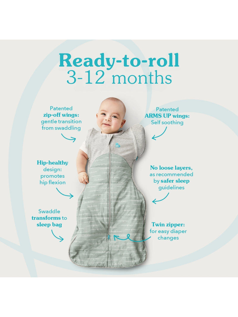 Love to Dream Swaddle Up transition sleeping bag 1.0 Tog, UK version