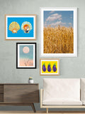 East End Prints Kubistika Waking Up Warm framed print 25x30cm (British brand)