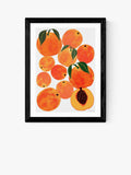 East End Prints Leanne Simpson peach harvest framed print, imported from the UK