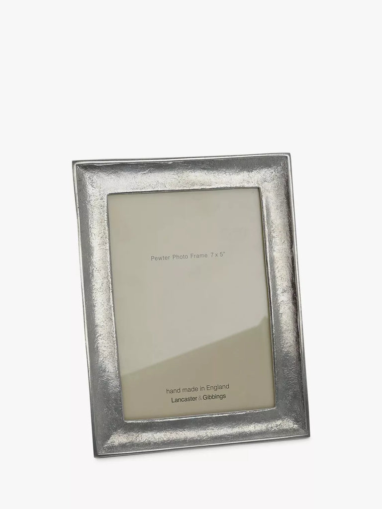 Lancaster and Gibbings Kingston Photo Frame, Pewter