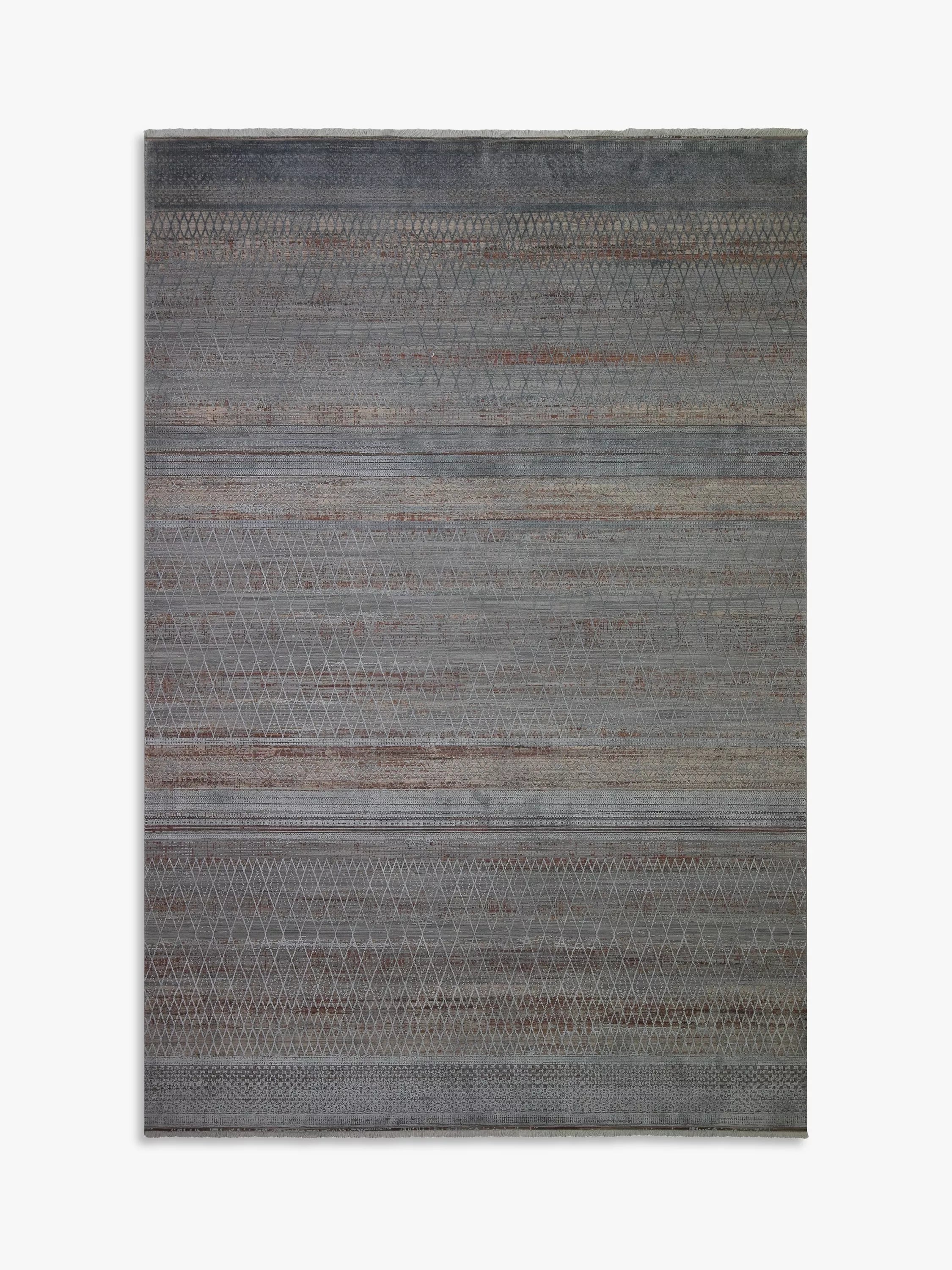 Tapis à rayures métalliques John Lewis Kargi 180x120cm (marque britannique)