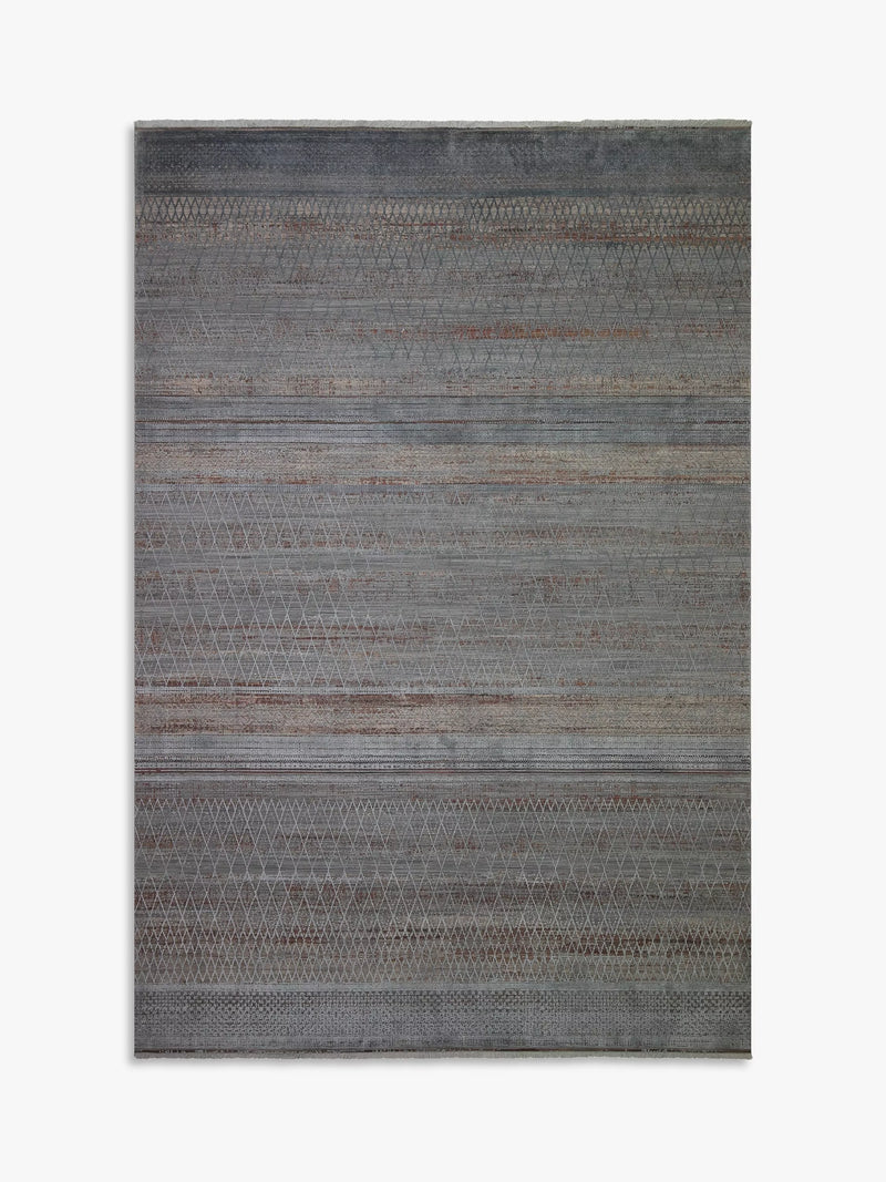 Tapis à rayures métalliques John Lewis Kargi 180x120cm (marque britannique)
