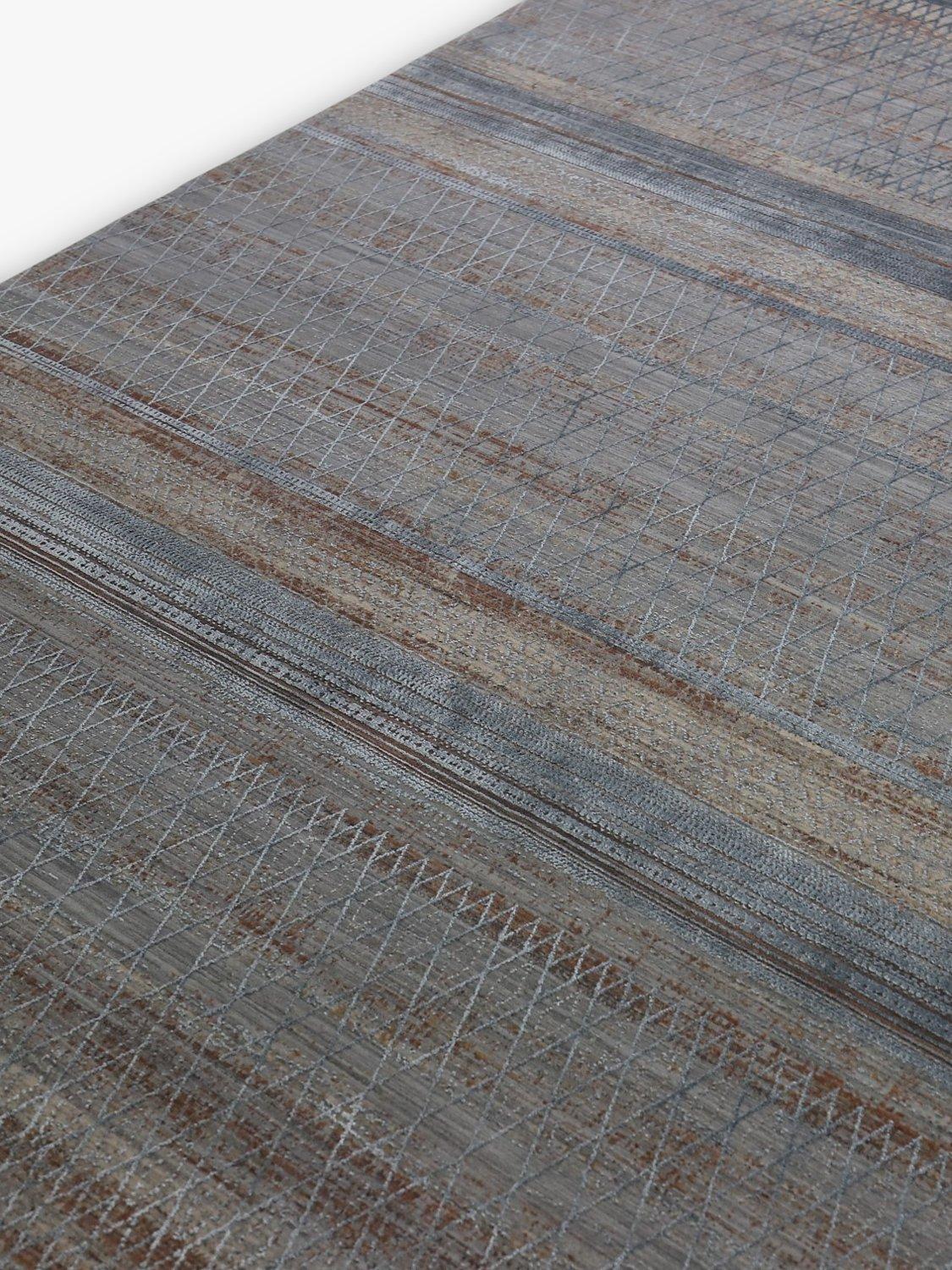 Tapis à rayures métalliques John Lewis Kargi 180x120cm (marque britannique)