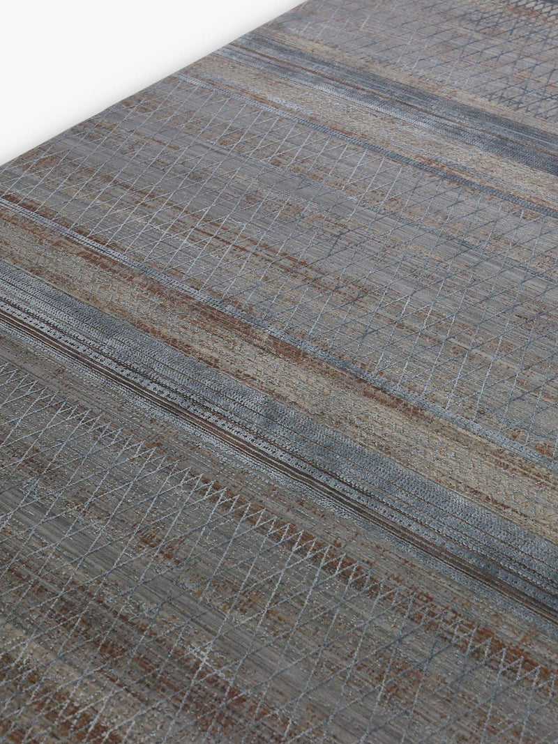 Tapis à rayures métalliques John Lewis Kargi 180x120cm (marque britannique)