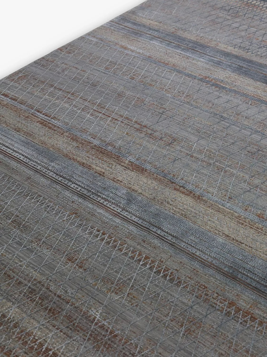 John Lewis Kargi metallic stripe rug 180x120cm (British brand)
