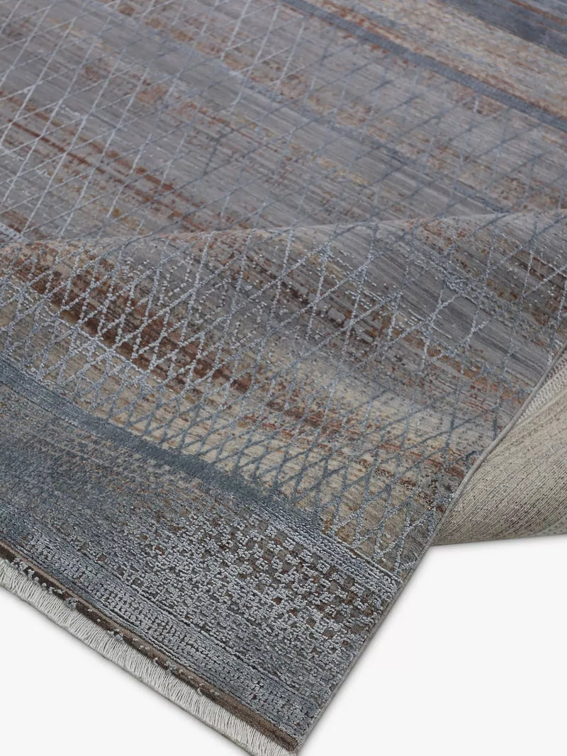 John Lewis Kargi metallic stripe rug 180x120cm (British brand)