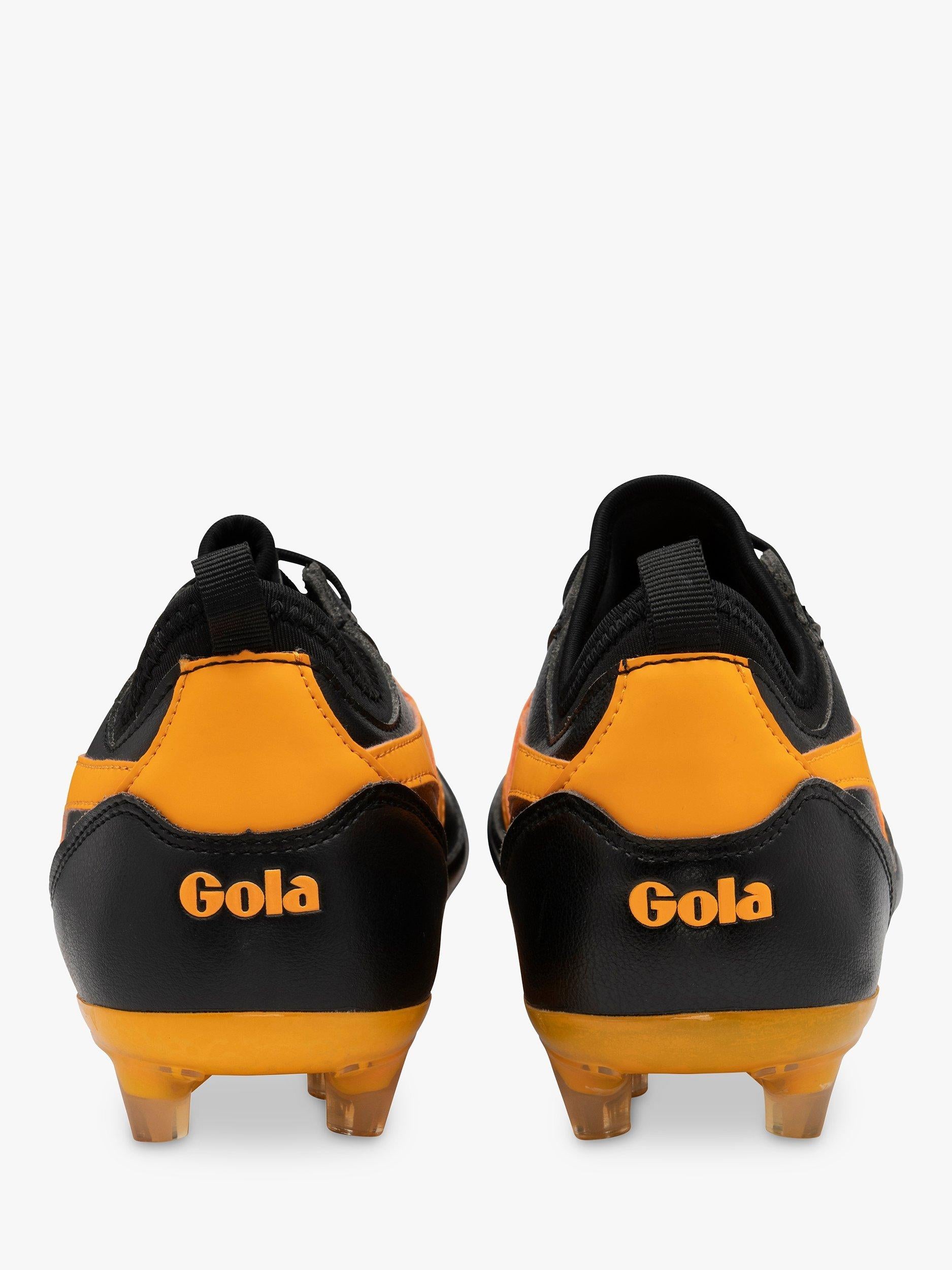 Gola fotballsko for barn, svart og sol farge, importert fra Storbritannia