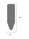 Brabantia ironing board cover light grey small - British product